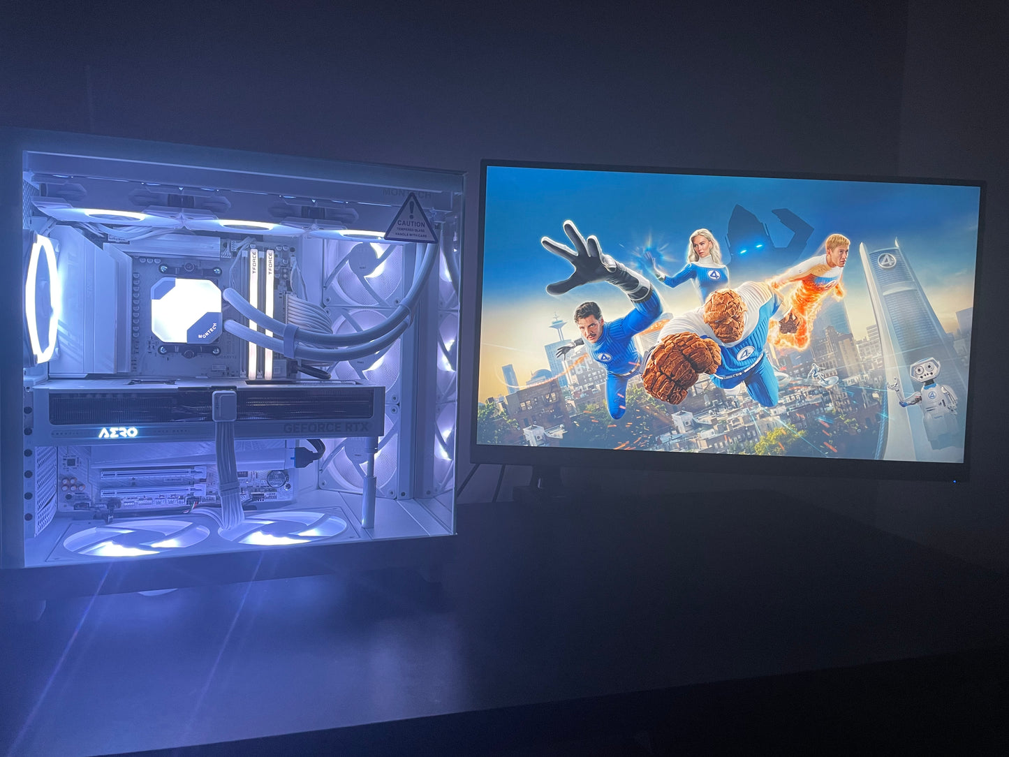 Polar Velocity Gaming PC: Ryzen 7 7700X, GeForce RTX 5070, 32GB DDR5, 2TB M.2 SSD